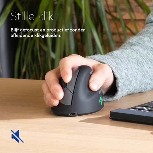 Muis R-Go Tools HE Break groot rechts draadloos zwart